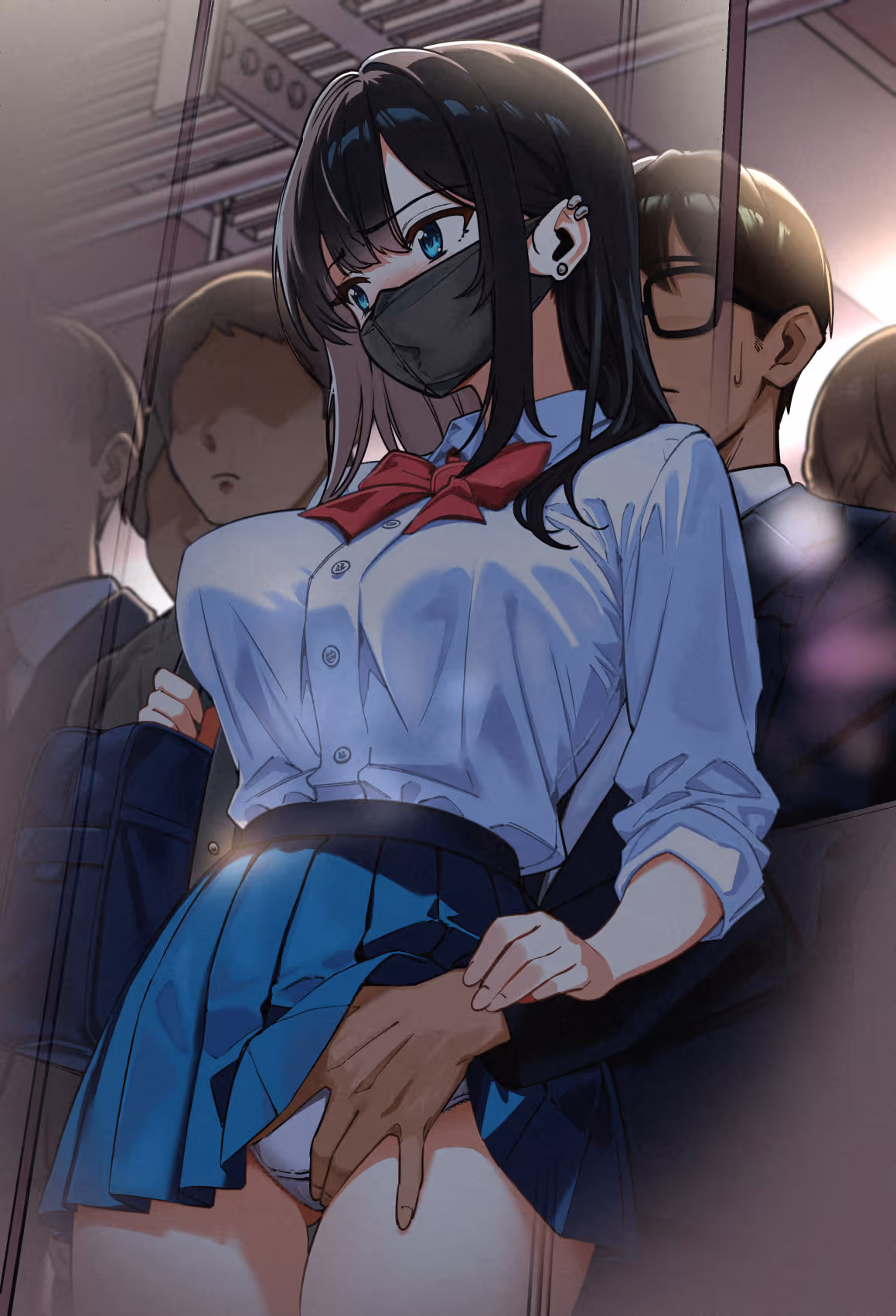 電車、女子〇生。 サンプル画像 8枚目