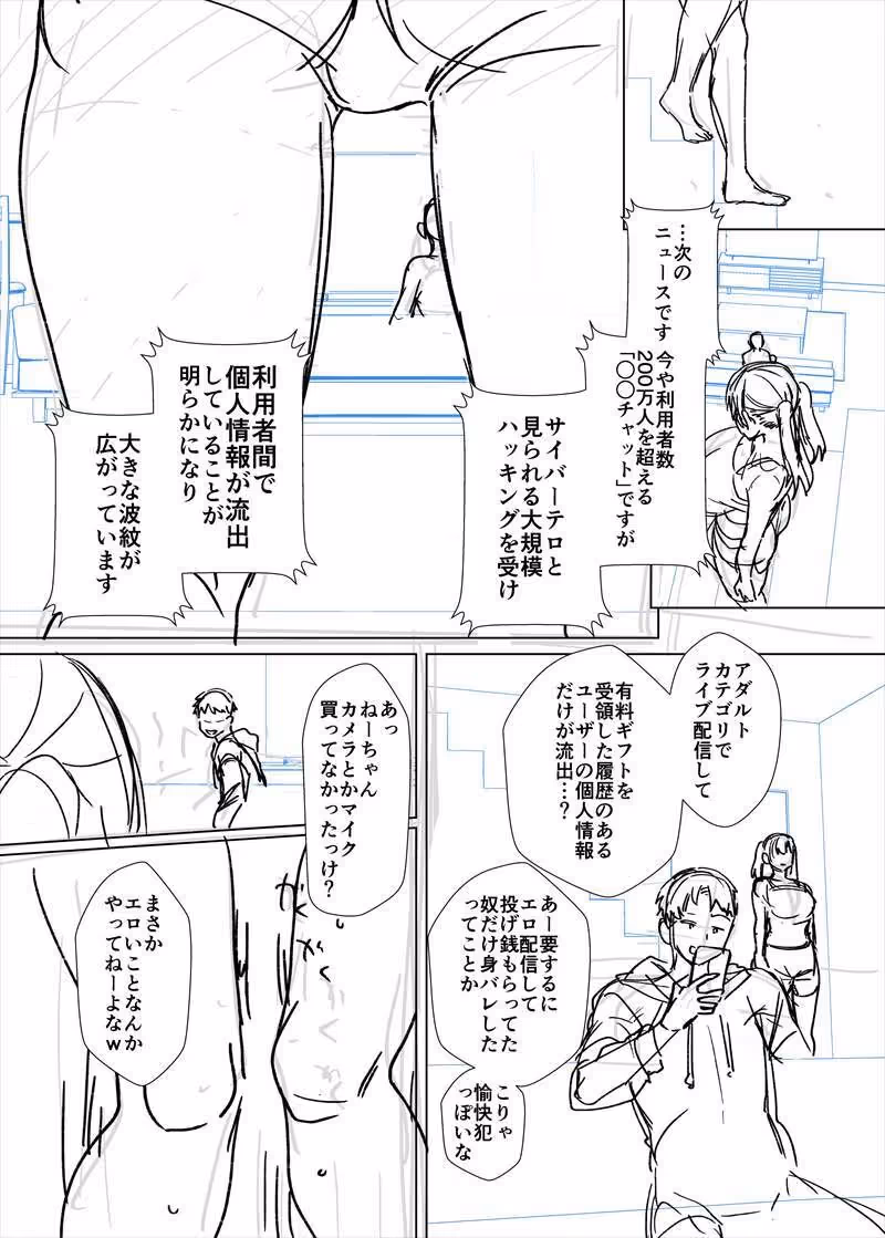 ビジネスビッチキャラでHな配信してるだけで本当（リアル）は処女なんですけど！ サンプル画像 5枚目